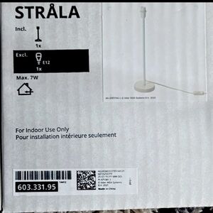 IKEA STRÅLA White Lamp